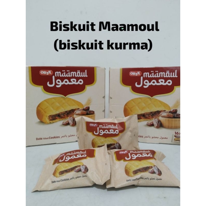 

biskuit kurma mamool 1 box isi 16 pcs