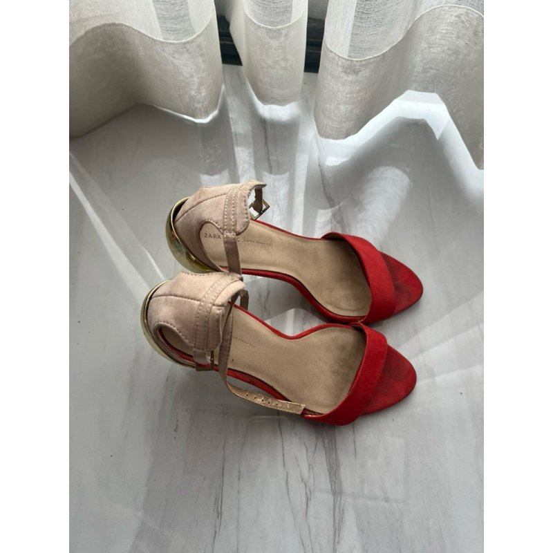 heels zara ORI size 37