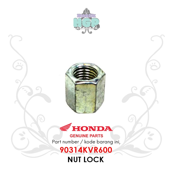 90314-KVR-600 Mur Spion Honda BeAT FI Nut Lock Original AHM - 90314KVR600