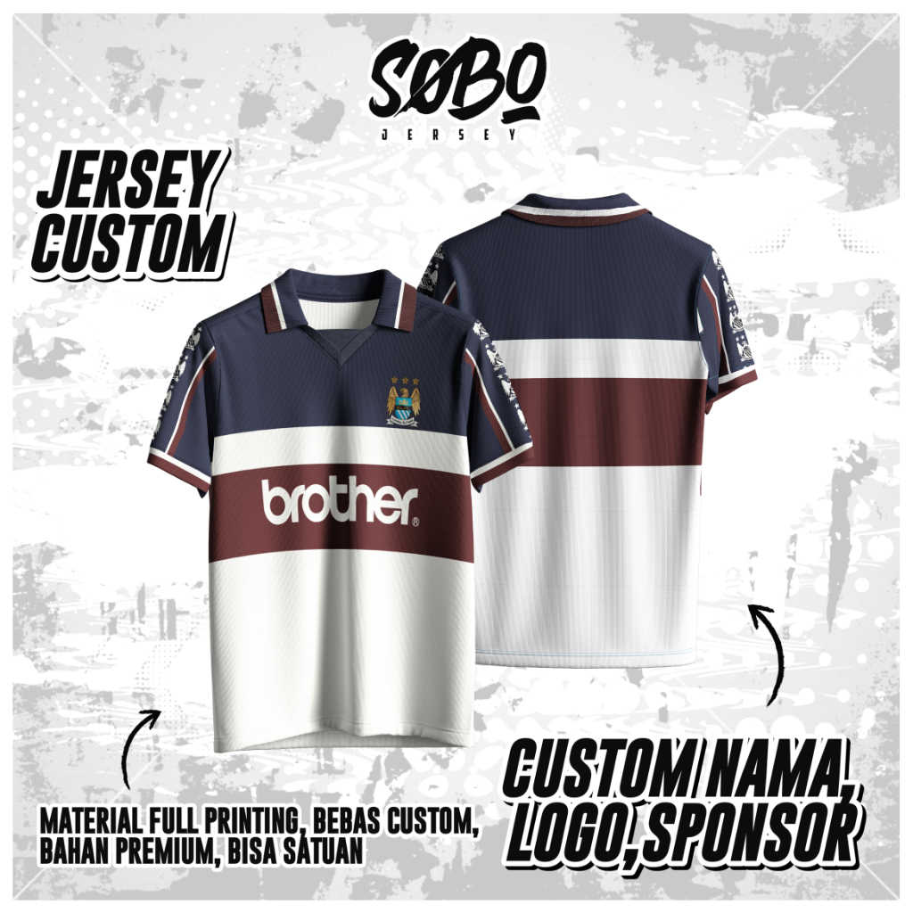 Jersey Man city Fantasy / Jersey Man city / Kaos Man city / Jersey Bola / Jersey Vintage