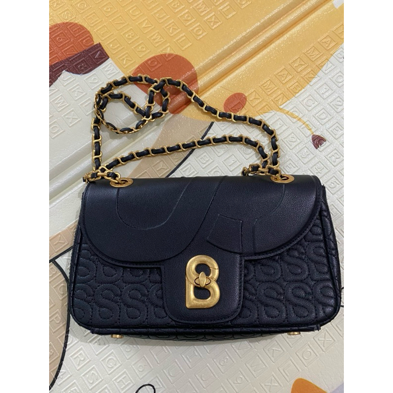 PRELOVED Buttonscarves Aluna Bag Black Medium