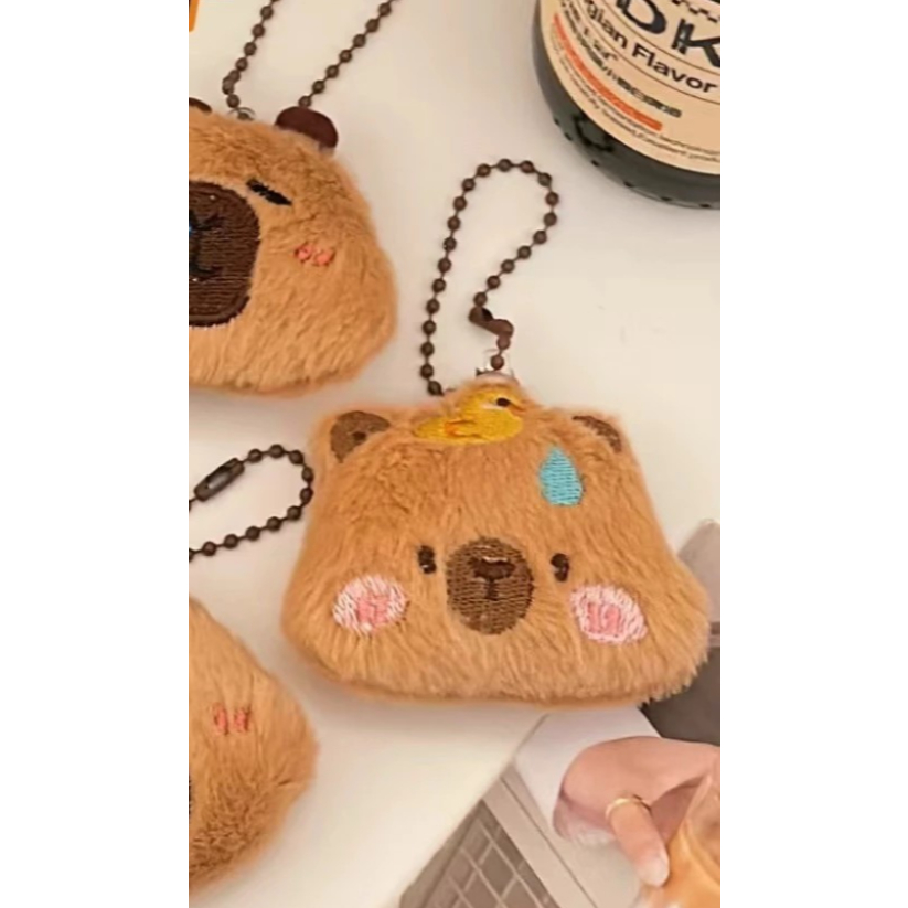 Gantungan Kunci Tas Lucu Hiasan Boneka Lucu Capybara Imut
