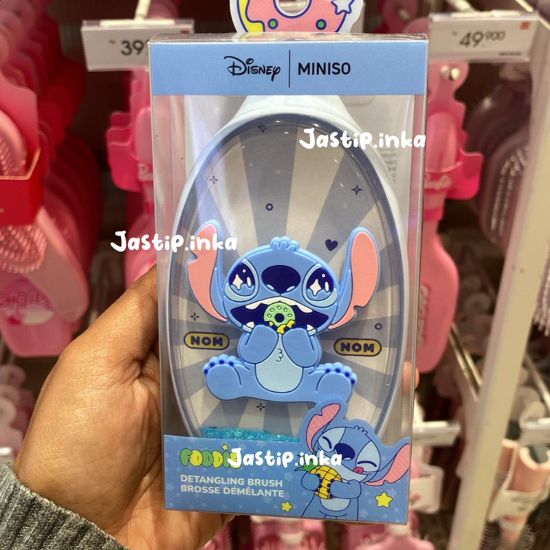 Miniso x Stitch - Detangling brush untuk rambut kusut