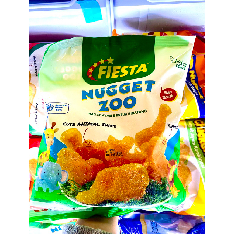 

Fiesta Nugget ZOO 400gr / naget ayam berbentuk binatang / Nugget Frozen