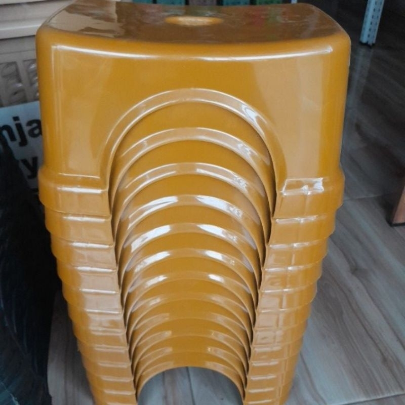 Bangku pendek plastik tebal (1pcs) #Realpict