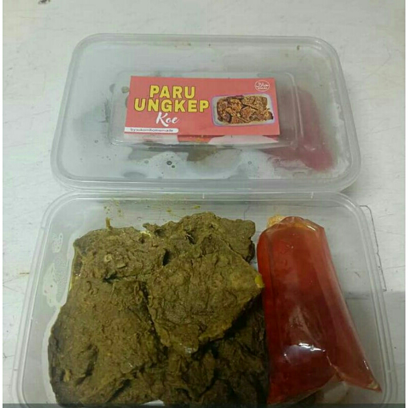 

Paru ungkep 250gr / Paru sapi bumbu ungkep siap goreng