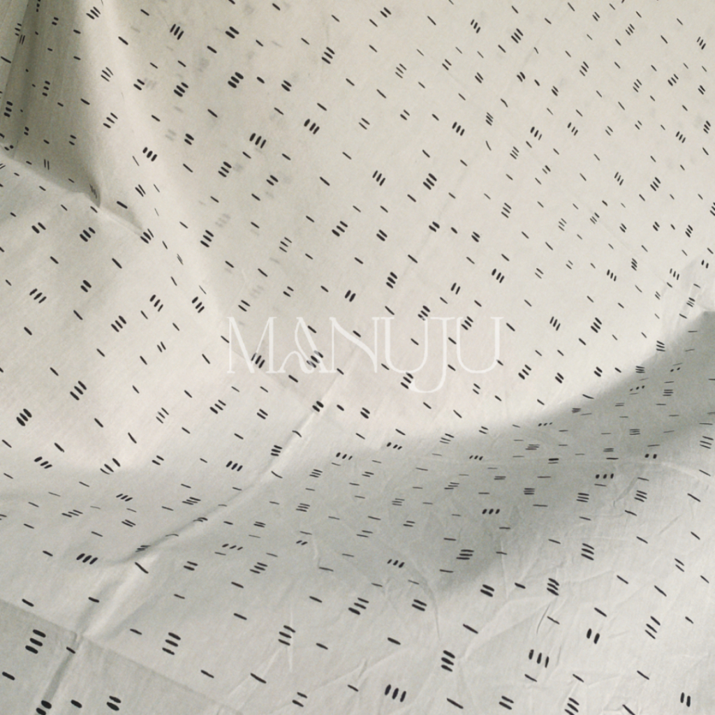 Kain Batik Meteran Premium Motif Ketan Putih – Bahan Halus, Tidak Luntur, Cocok Kebaya Tunik & Craft