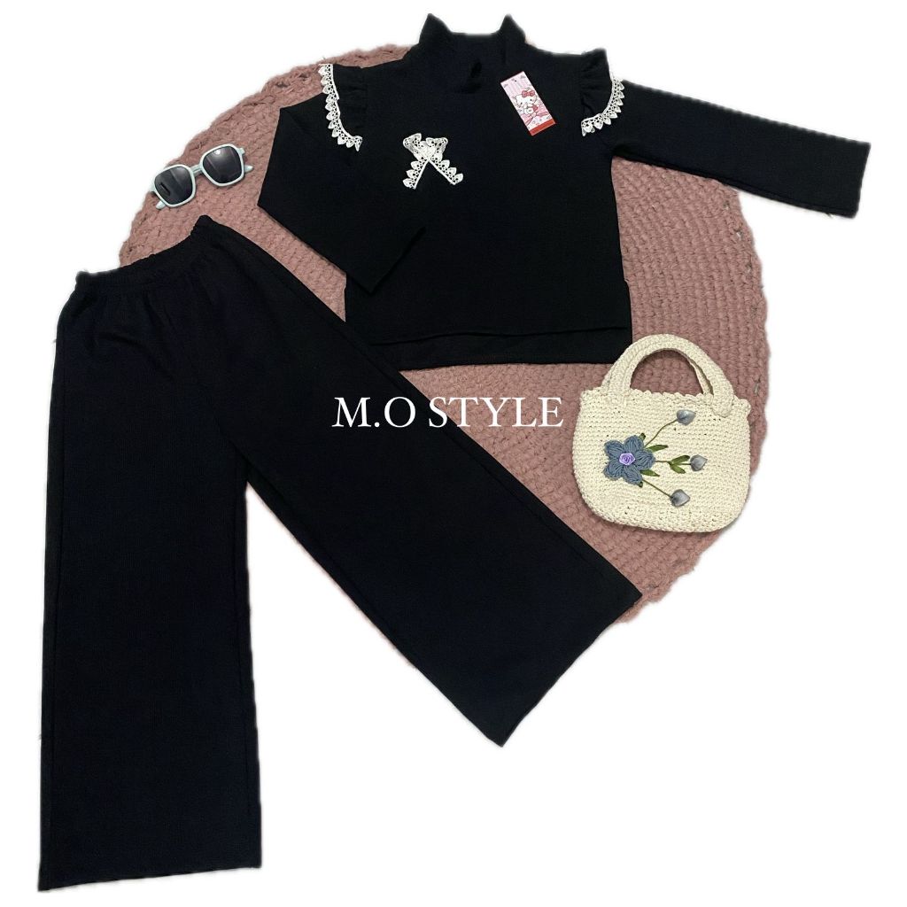 Oneset Anak Shet Anakanak Seyelan Muslim Setcel Bocah Set Kekinian Pakaian Anak Stell Mushlim Onset 