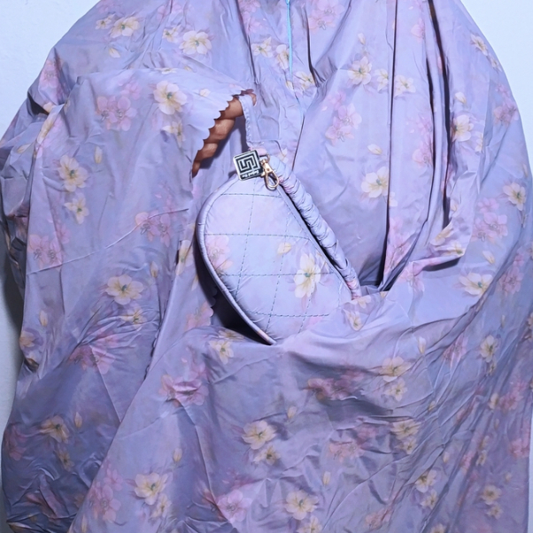 Mukena Travel Sujud Go - Mukena Motif Bunga Besar - Camellia Series