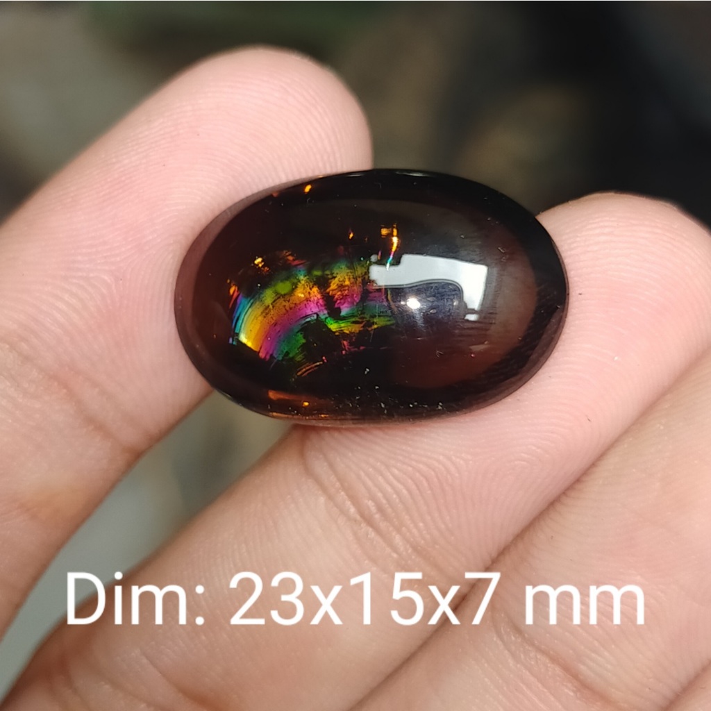 BATU KECUBUNG HITAM PELANGI ASLI NATURAL cek batu lainnya yaman api wulung opal bacan permata kalima