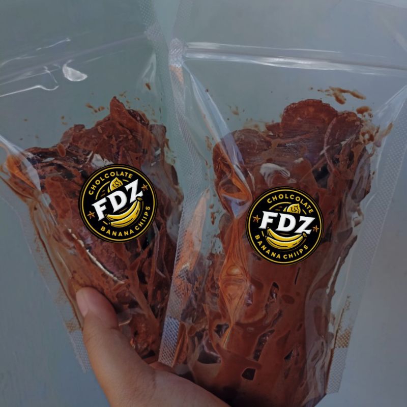 

kripik pisang coklat lumer