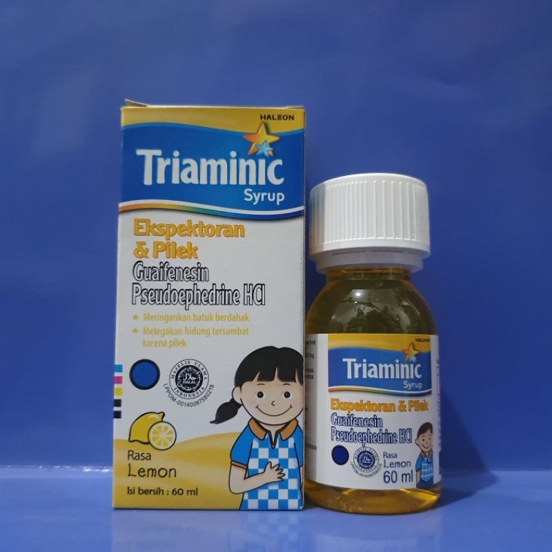 

Triaminic syrup ekspektoran & pilek 60ml-sirup batuk berdahak & pilek