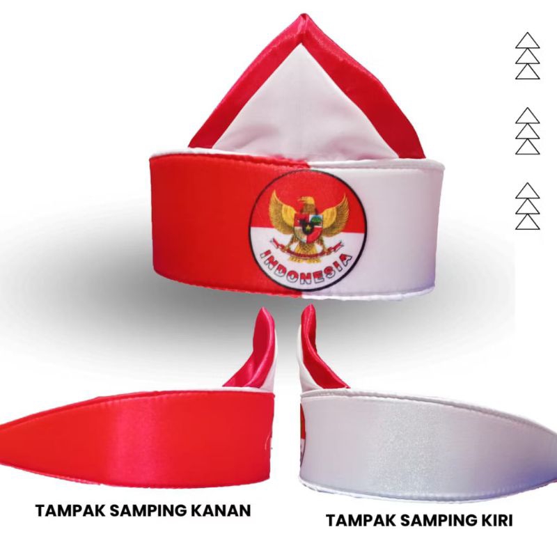 Peci Garuda Paskibra Dwiwarna Merah Putih