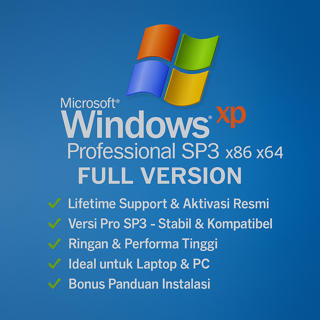 Windows XP Pro Sp3 x86 x64 Full Version Terupdate