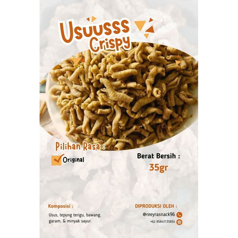 

Usus Crispy Rasa Original & Pedas