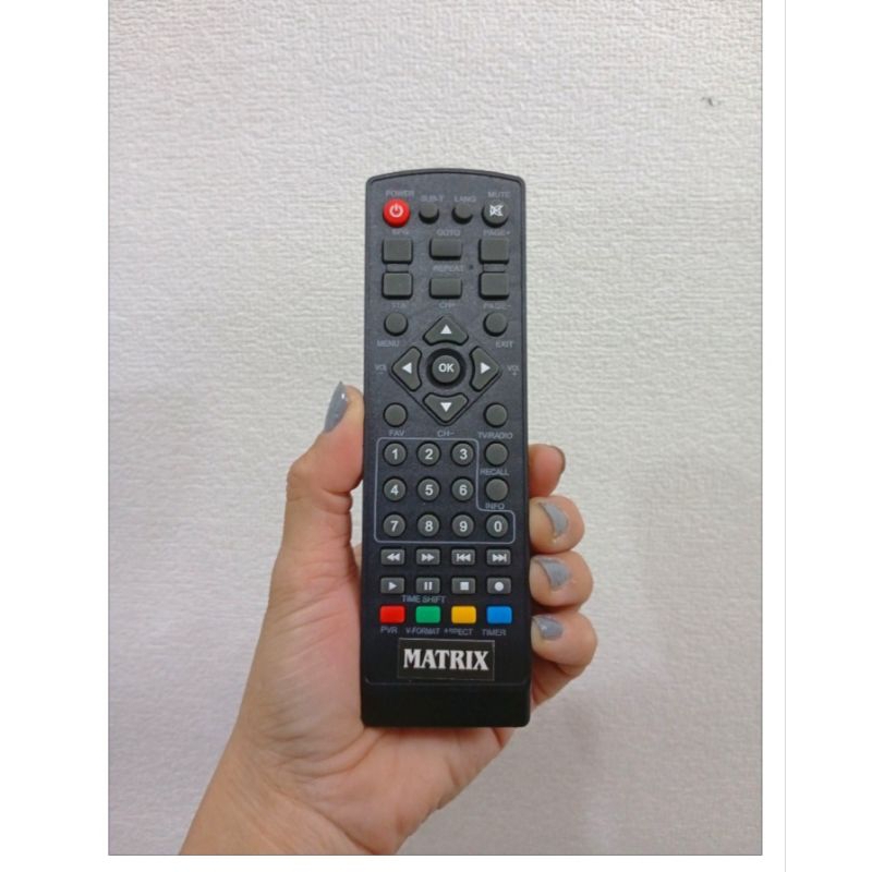 Remot Remote STB Parabola Matrix Apple Silver DVB T2