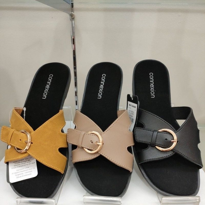 connexion sandal flat wanita