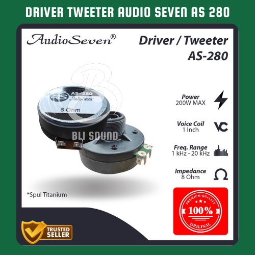 DRIVER TWEETER AUDIO SEVEN AS 280 TWITER TWETER ORIGINAL