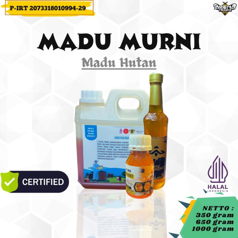 

Madu Hutan Murni - 100% Alami & Tanpa Campuran