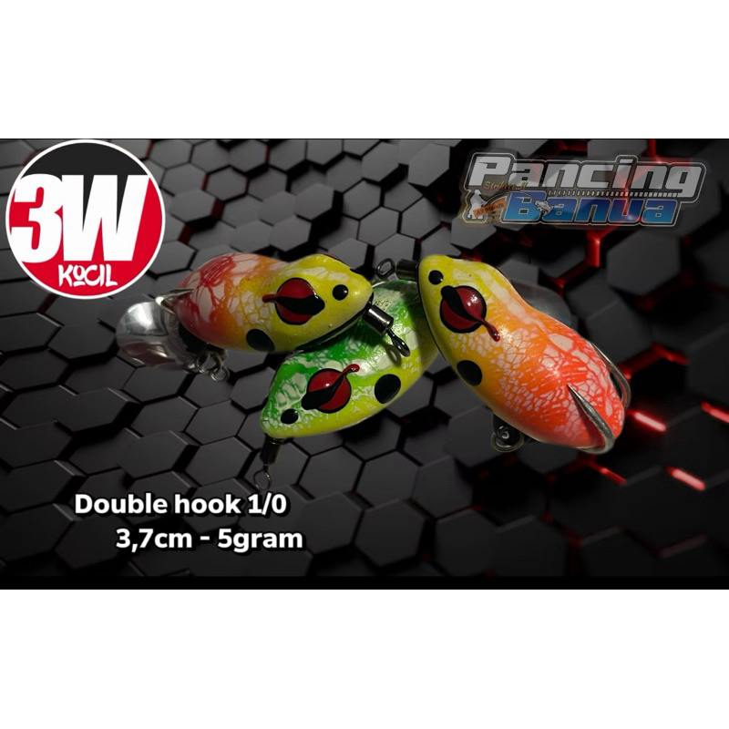 SOFT FROG 3W KOCIL 3,7CM - 5GRAM