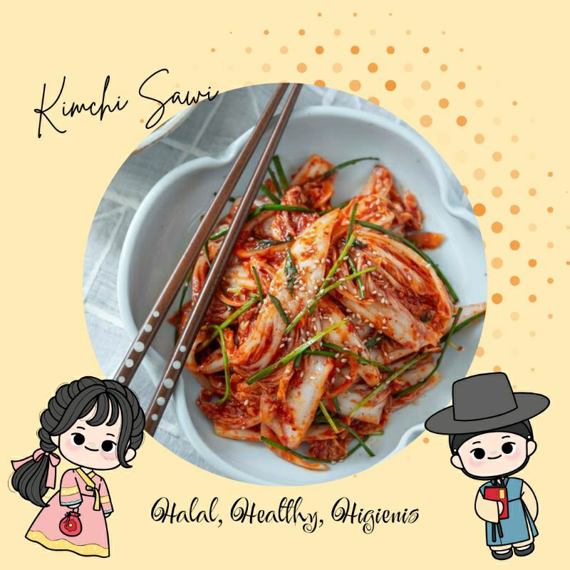 

Kimchi Sawi 250gr Fresh Homemade Halal