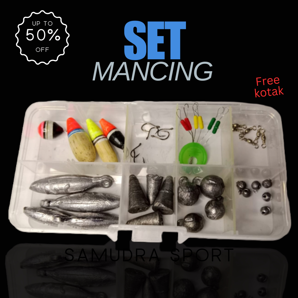 Set Alat Pancing/Set Alat Mancing/Set Perlengkapan Pancing/Set Timah/Set Pancing