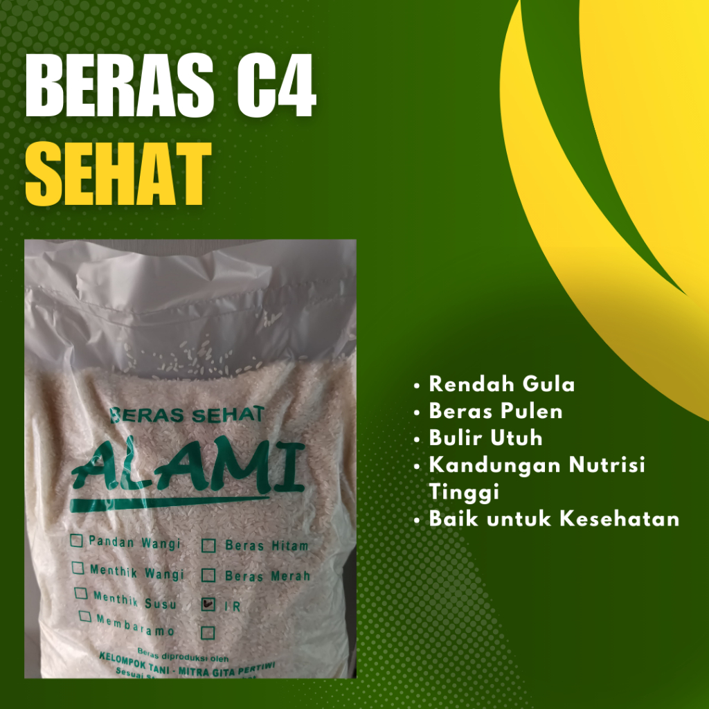 

Beras C4 Super IR 64 Sehat Alami Delanggu