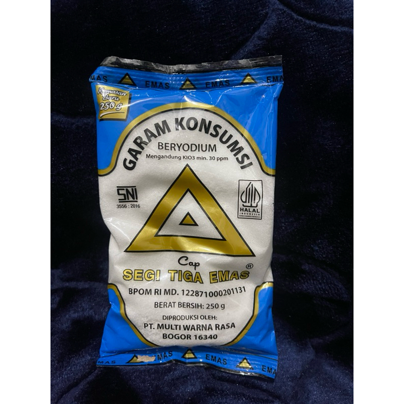 

garam segitiga Emas Beryodium