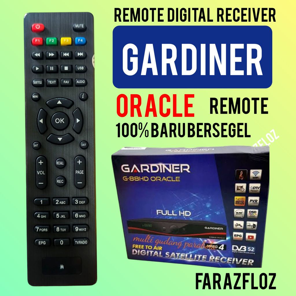 GARDINER Remote digital receiver parabola remot Stb Set Top Box