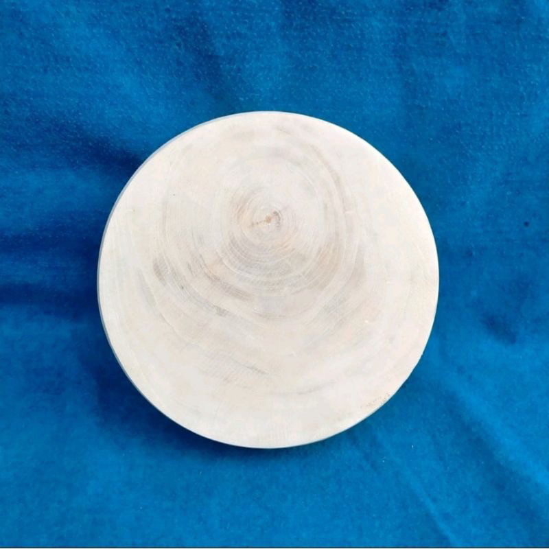 Talenan Kayu mahoni Bulat Diameter 20 Cm Tebal 5-6 Cm talenan - talenan daging - talenan kayu - tale