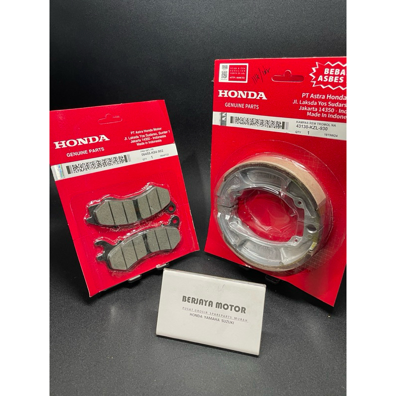 paket kanvas rem Honda PCX 125 PCX 150 CBU