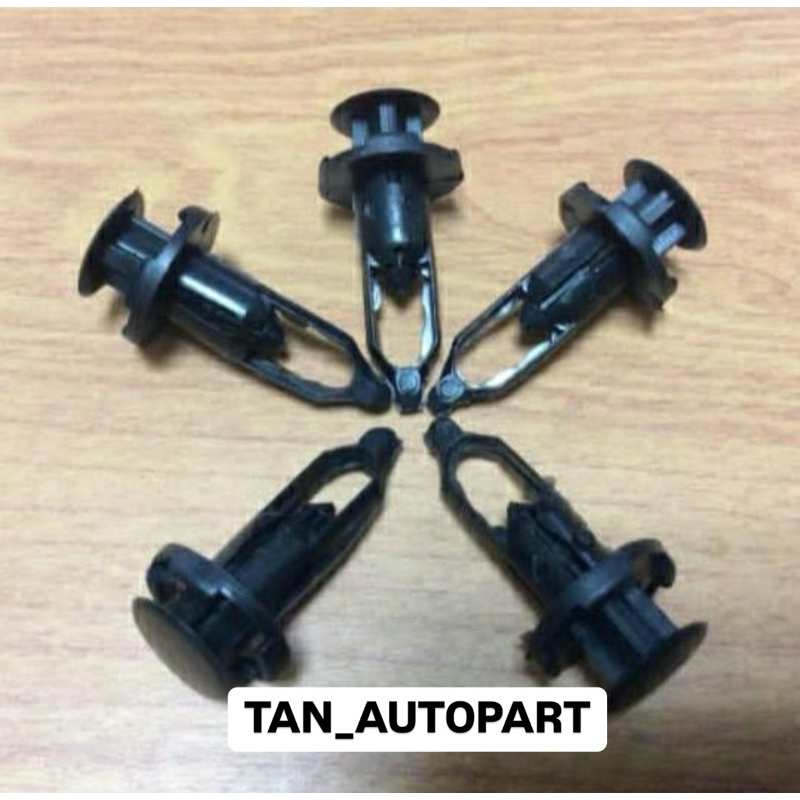 Paket 10 Kancing Klip Bumper Mobil Toyota Innova Fortuner Yaris Atlis