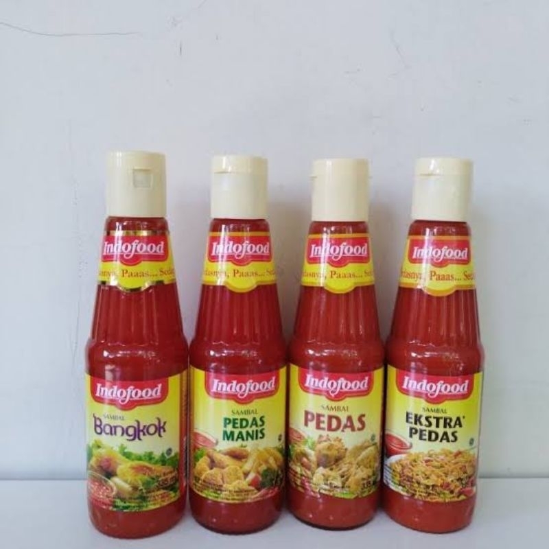 

Sambal Indofood Pedas Botol Kaca 335 ml