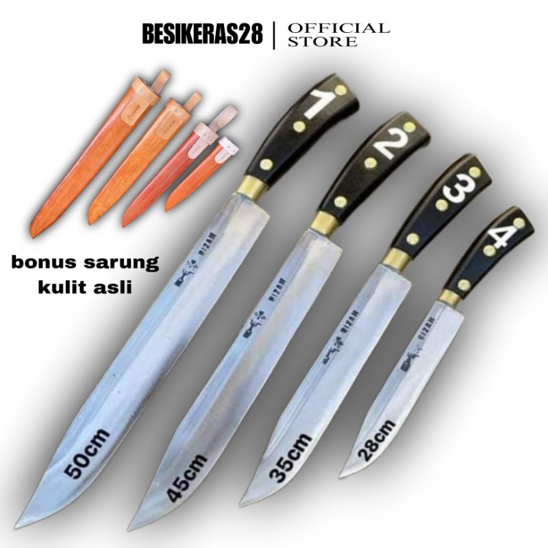 PISAU SESET DAGING CAP GARPU BAJA PER ASLI