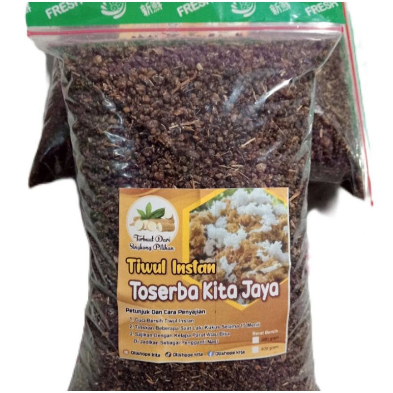 

Nasi Tiwul Instan Hitam Kwalitas Super 1KG