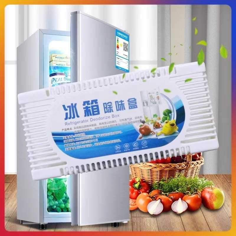 Penghilang Bau Kulkas kotak / Deodorizer Anti Bau kotak Lemari Es / Anti Bakteri Bau Kulkas Penghila