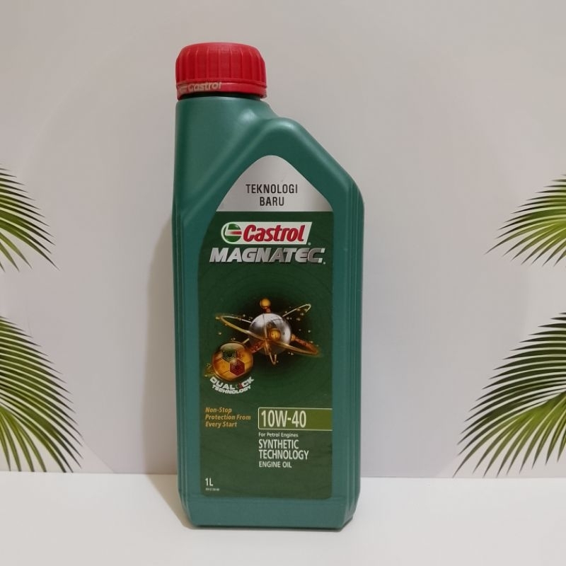 OIL OLI MESIN CASTROL MAGNATECH 1LITER 10W-40 OLI PELUMAS MESIN MOBIL