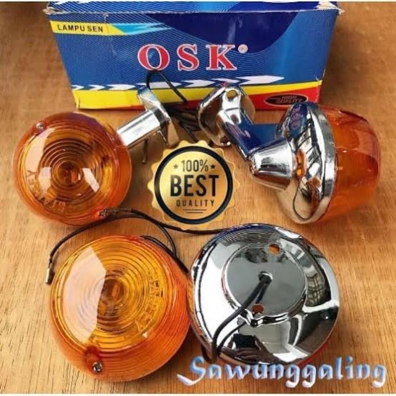 Lampu sein c70 set depan belakang