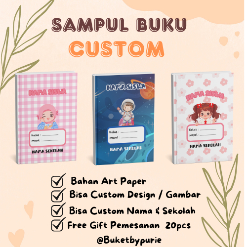 

SAMPUL BUKU CUSTOM (MINIMAL ORDER 10 PCS)
