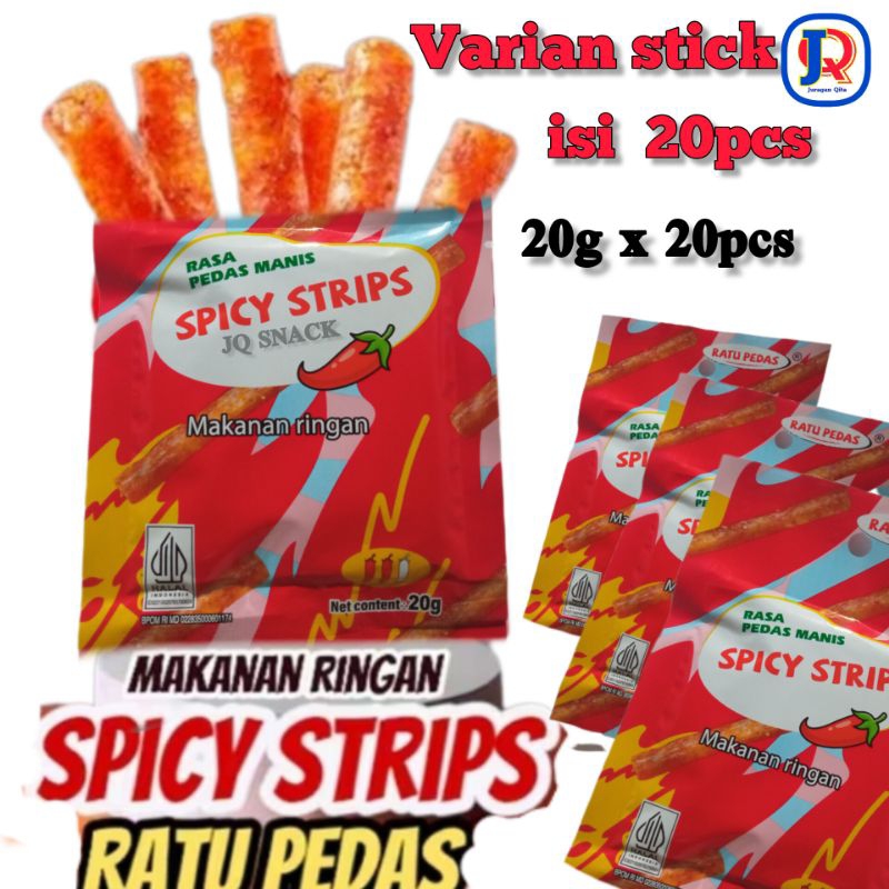 

SPICY STRIPS Ratu Pedas isi 20pcs
