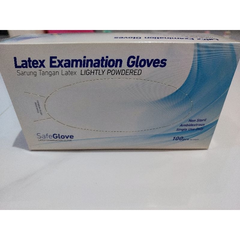 Sarung Tangan Latex 100pcs