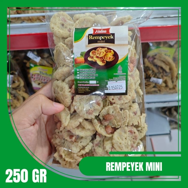 

250 Gram Rempeyek Mini Kacang Tanah Khas Tulungagung