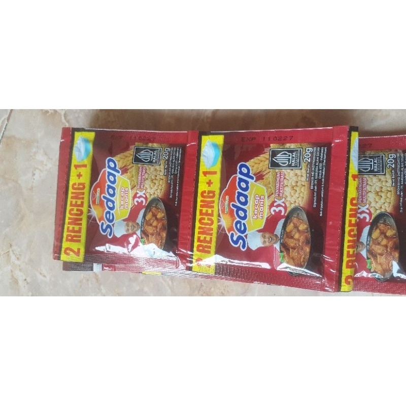 

kecap sedap 1 renceng 12 pcs 20 gram