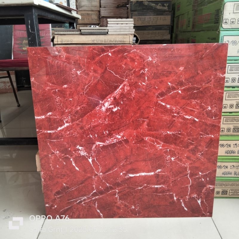Granit lantai 60x60.Red kw1/Ceranosa