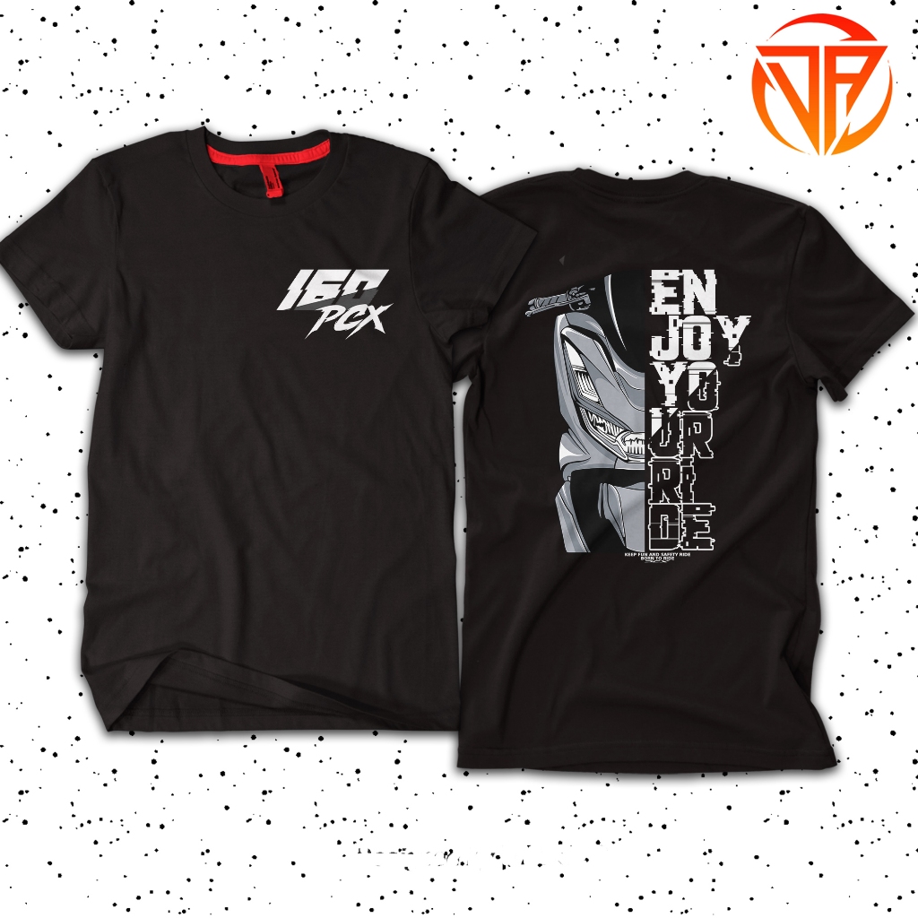 Kaos Motor Honda PCX 160 | Baju Bikers Pria Desain Elegan | Baju Motor Harian & Touring