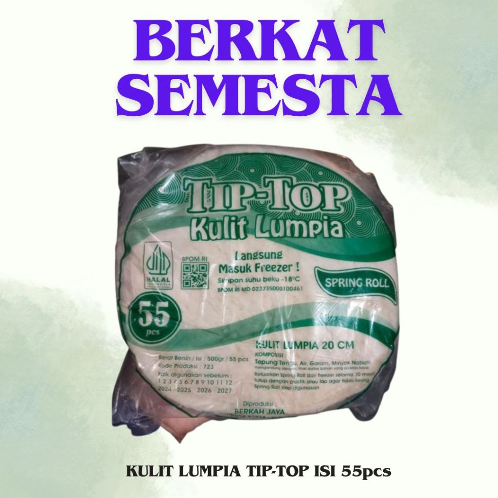 

KULIT LUMPIA TIP-TOP ISI 55pcs