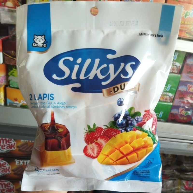 

silkys duo jeli rasa mangga 2 lapis