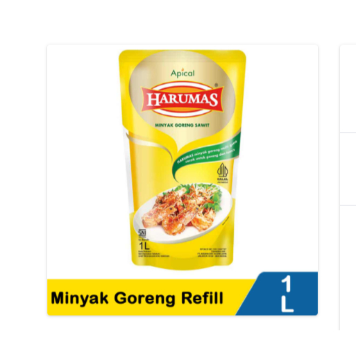 

harumas minyak goreng 1l