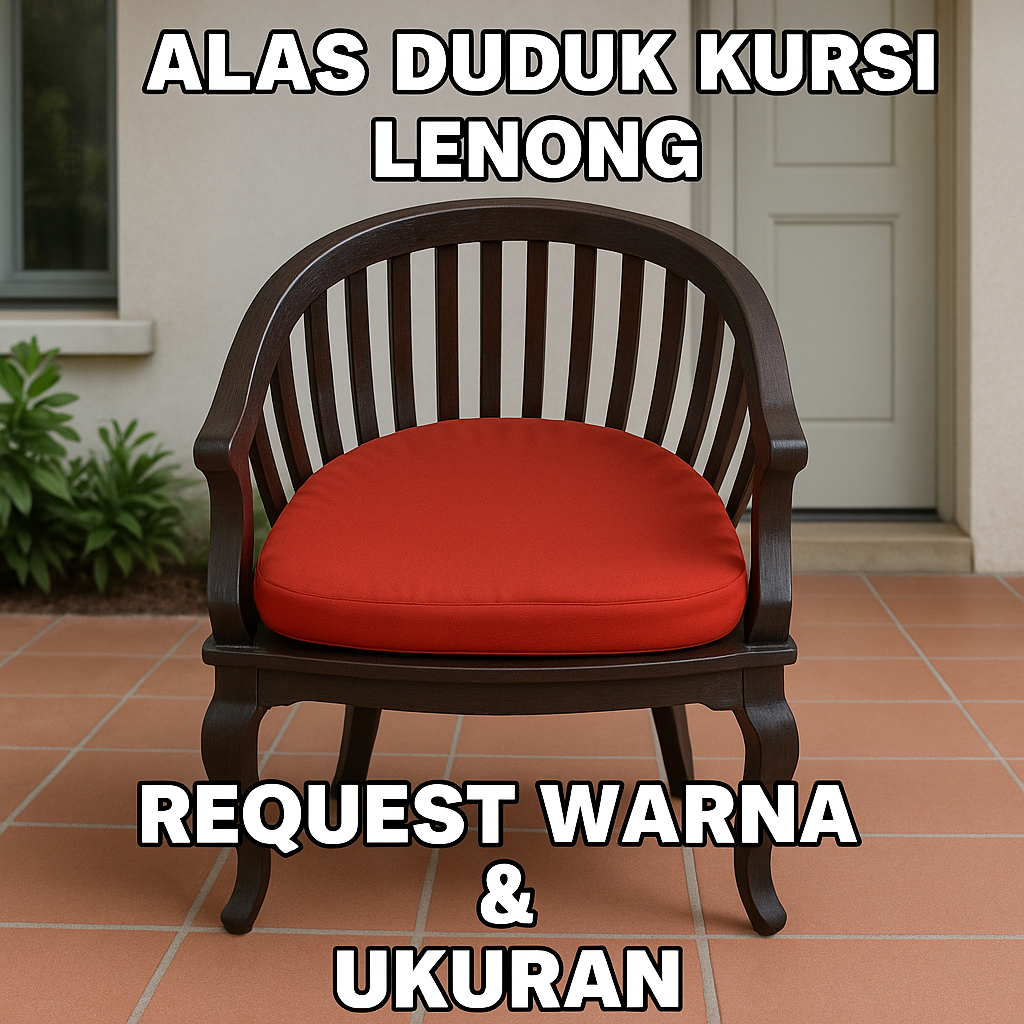 Ukuran 50x48x8 cm Alas Duduk kursi kayu/Alas Duduk kursi lenong request pembeli
