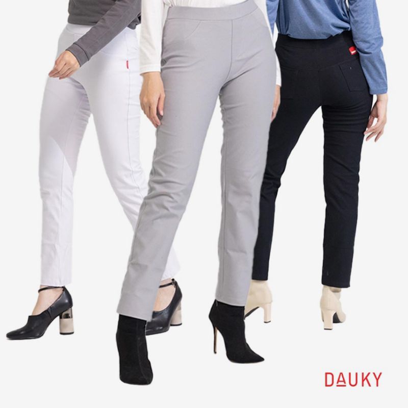 celana Dauky || celana dauky straight fit || straight fit || celana ootd-an|| celana wanita ||
